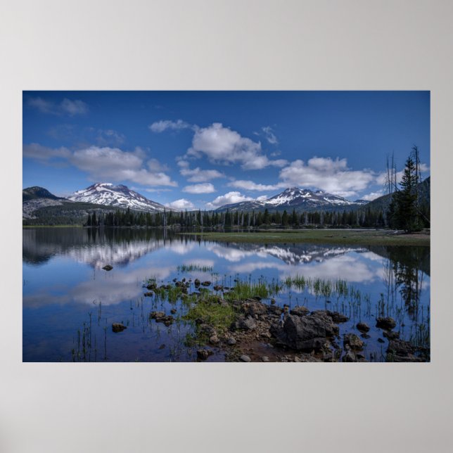 Poster Gelo e neve | Sparks Lake, Oregon (Frente)