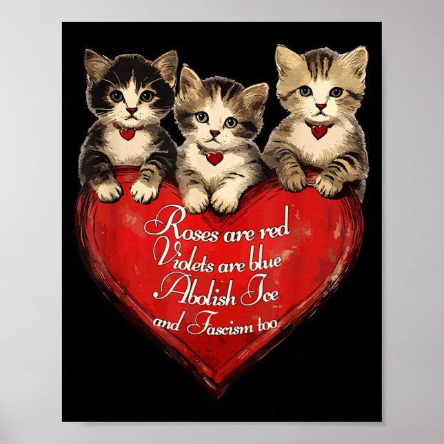 Poster Gelo fora agora abolir gelo meme de gato engraçado (Frente)