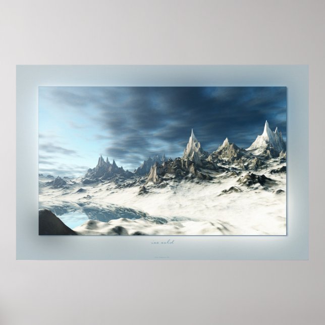 Póster gelo frio (Frente)
