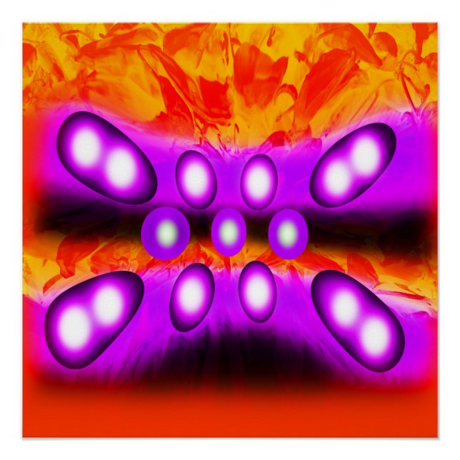 Póster Gemas roxas (Frente)