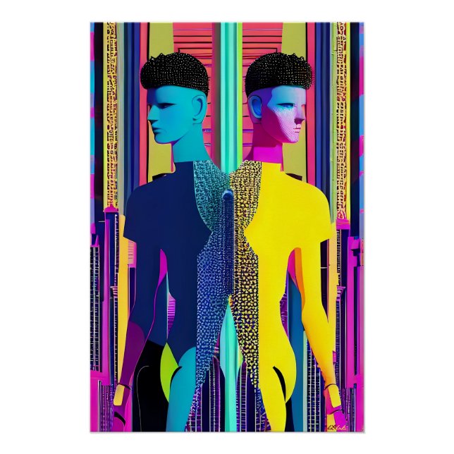 Póster Gêmeos de concentração (Frente)