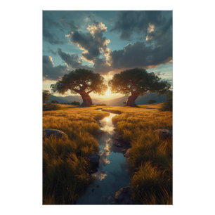 Póster Gêmeos Guardiões – Pôster do Crepúsculo do Prado D