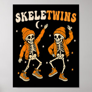 Poster Gêmeos Halloween Matando Skeletins ganha dança eng