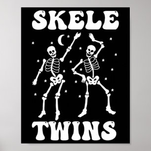 Poster Gêmeos Halloween Matando Skeletins ganha dança eng