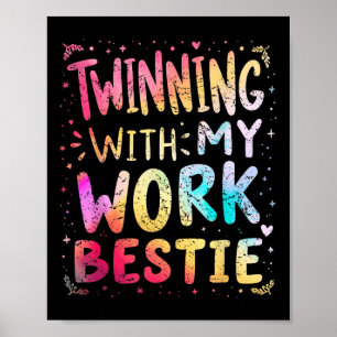 Poster Geminando com meu trabalho Bestie Spirit Wee Melho