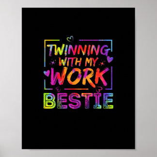 Poster Geminando com meu trabalho Bestie Spirit Wee Melho