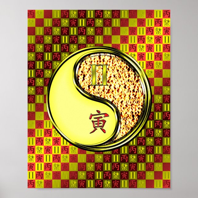 Poster Gemini & Fire Tiger (Frente)