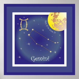 Póster Gemini May 21 to de June de 21 posteres