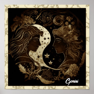 Poster Gemini - Sinal Wall Art