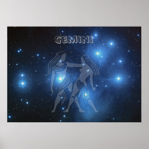 Poster Gemini transparente