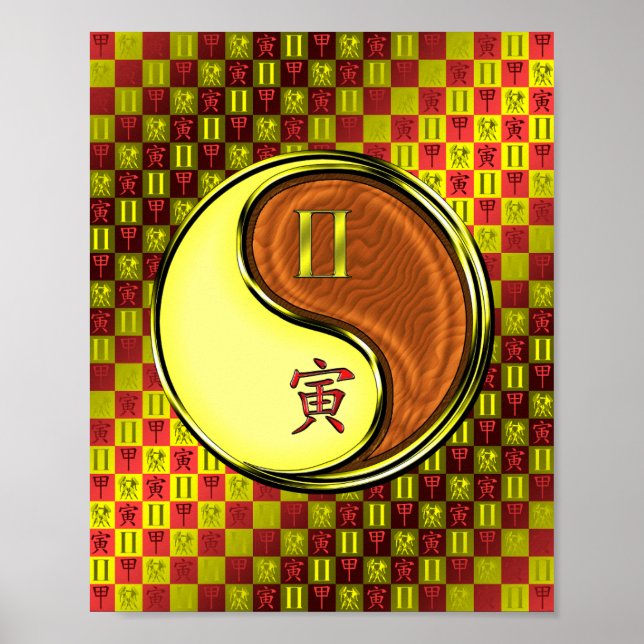 Poster Gemini & Wood Tiger (Frente)