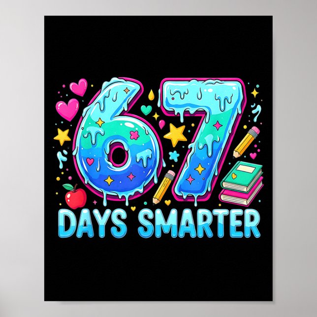 Poster Gen Alpha Slang Kids 67 Teacher Students 67 Days S (Frente)