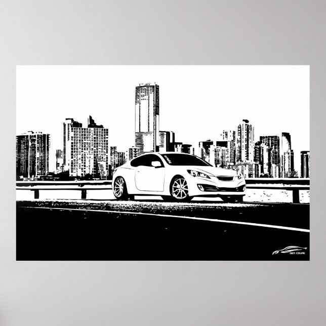 Poster Gen Coupe City Scape (Frente)