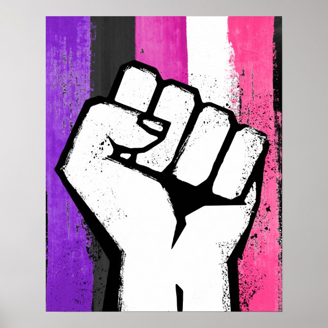 PÓSTER GENDERFLUID FIST (Frente)