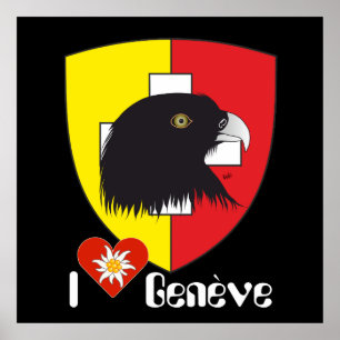 Póster Genebra, Genève Suíça Suisse Svizzera poster/