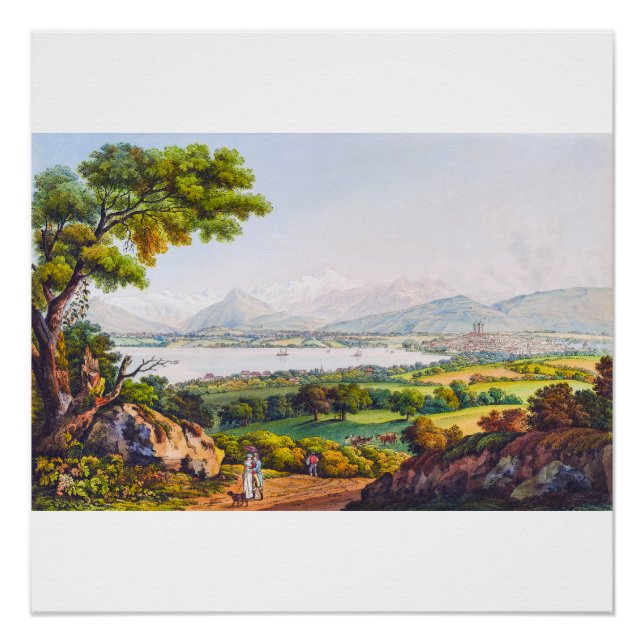 Póster Genebra, Suiça (Frente)