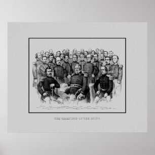 Poster Generais da guerra civil da união