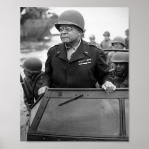 Poster General Benjamin Davis - segunda guerra mundial -