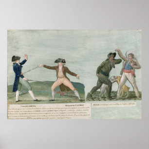 Póster General Charles Lameth e Charles Eugene