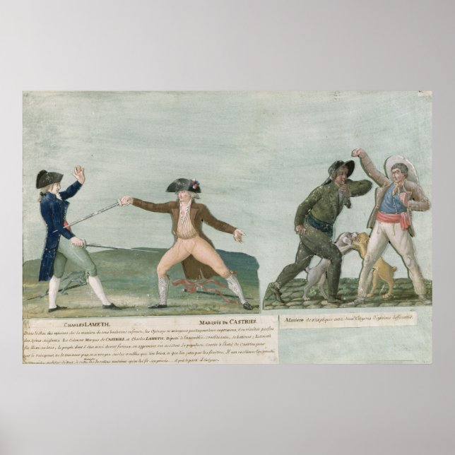 Póster General Charles Lameth e Charles Eugene (Frente)