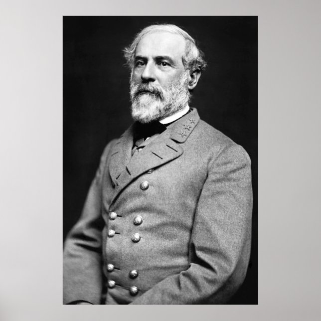 Póster General Confederado Robert E. Lee Retrit (Frente)