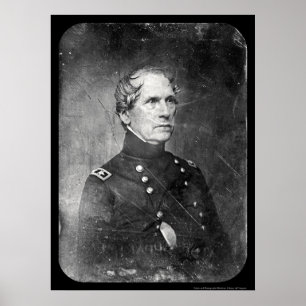 Póster General do Exército John Wool Daguerreotype 1844
