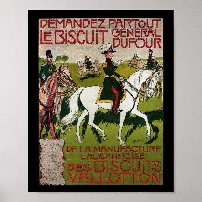Poster General Dufour Flour le Biscuit 1899 (Frente)