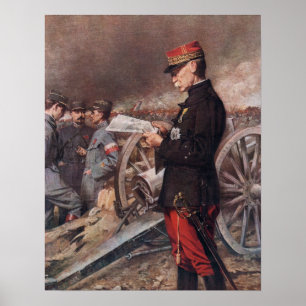 Póster General francês Joseph Gallieni por Ferdinand
