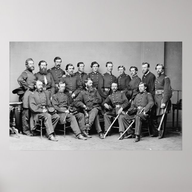 Poster General Frank Blair e Funcionarios (Frente)