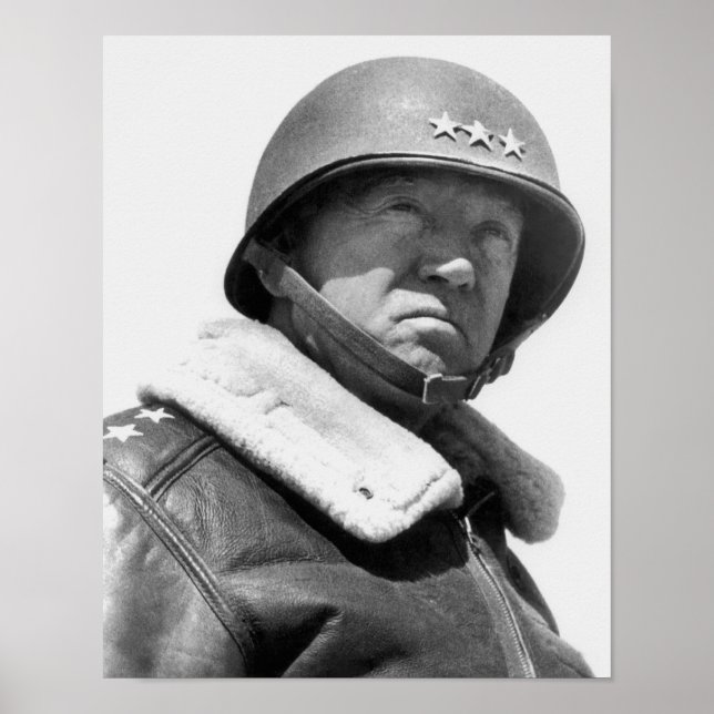 Póster General George Patton - WW2 (Frente)