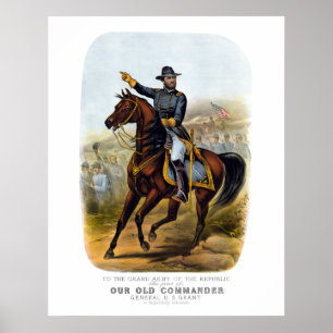 Póster General Grant  -- Nosso comandante idoso