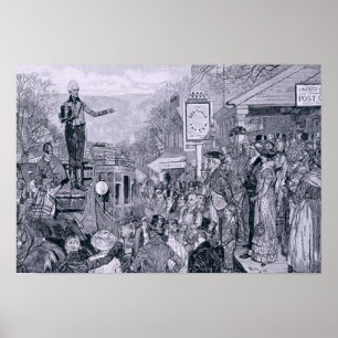 Póster General Jackson, presidente-elect