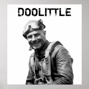 Póster General Jimmy Doolittle -- Herói WW2