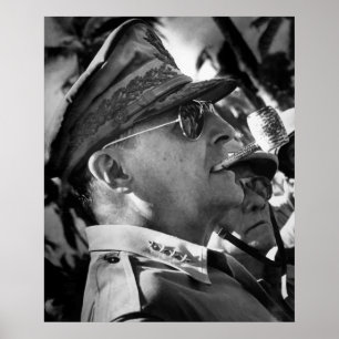 Póster General MacArthur -- E.U. Herói da guerra
