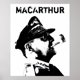 Poster General MacArthur -- Herói americano da guerra