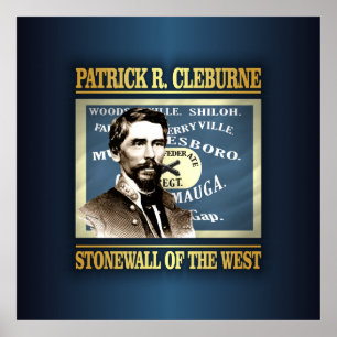 Póster General Patrick R Cleburne
