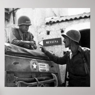 Poster General Patton Sicília