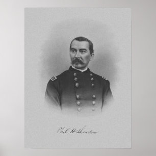 Póster General Philip Sheridan - Guerra Civil