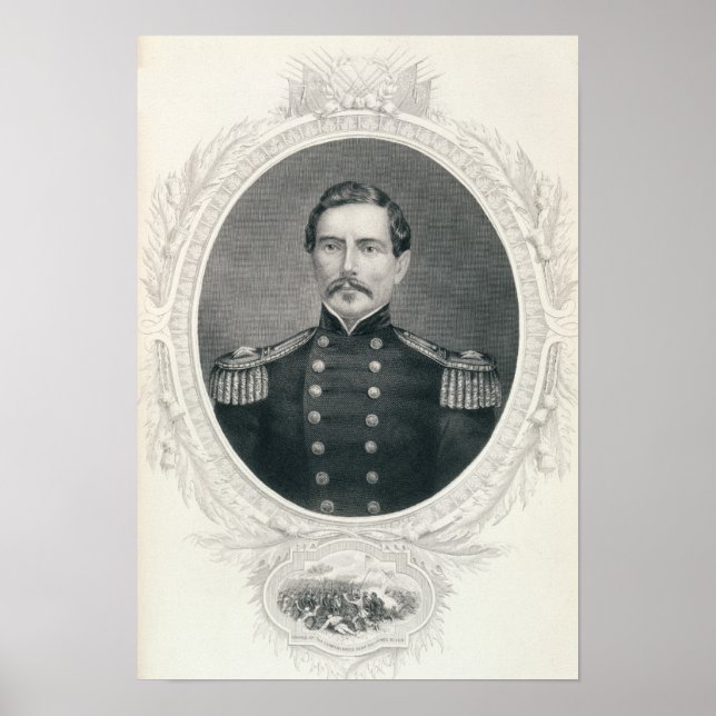 Póster General Pierre Gustave Toutant Beauregard (Frente)