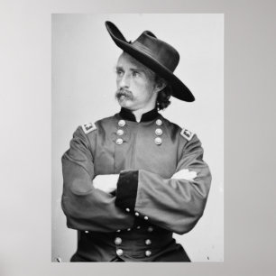 Póster General principal George Armstrong Custer 1865