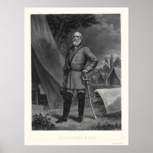 Póster General Robert E Lee 1867