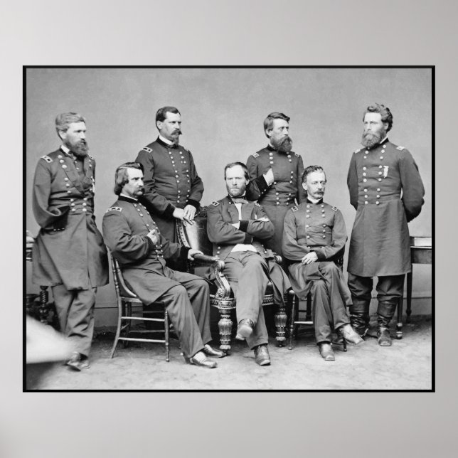 Póster General Sherman e Seu Funcionarios — Fronteira (Frente)