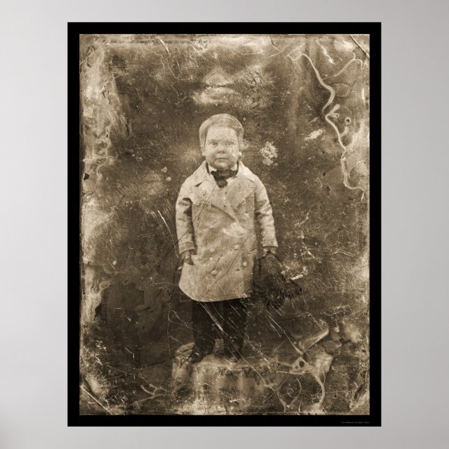 Póster General Tom Thumb Daguerreotype 1844 (Frente)