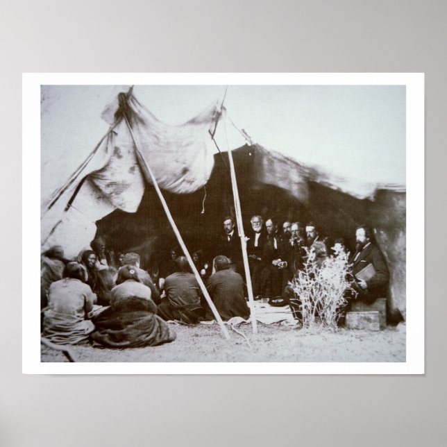 Póster General William T. Sherman (1820-91) preside em t (Frente)