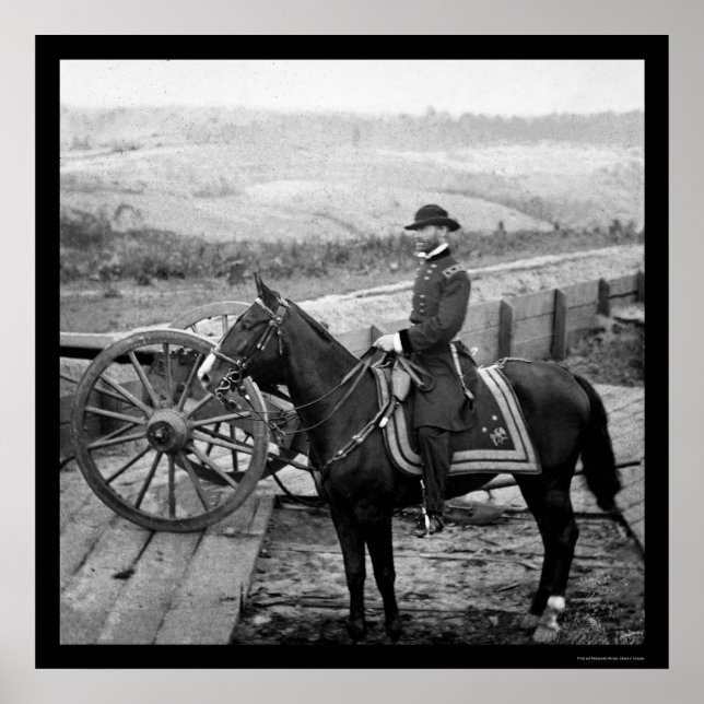 Póster General William Tecumsah Sherman 1864 (Frente)