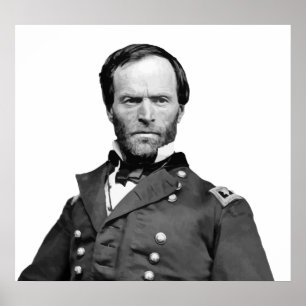 Póster General William Tecumseh Sherman
