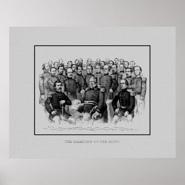Poster Generalidades da Guerra Civil da União (Frente)