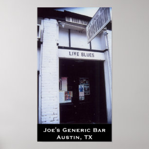Poster genérico do bar de Joe