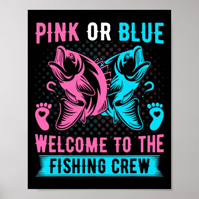 Poster Gênero Revelação Pesca Rosa Ou Azul Bem-Vindo Ao P (Frente)