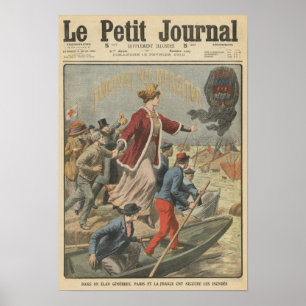 Póster Generosity of the City of Paris and France